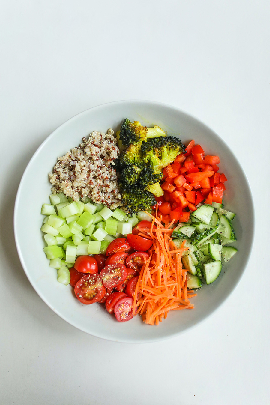 salade des aliments sains